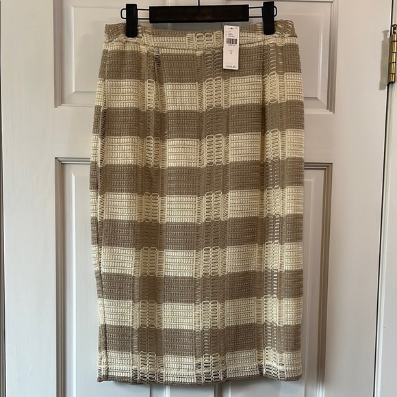 NWT Sunday in Brooklyn Crochet Knee Length Pencil Skirt - Size Small - Picture 2 of 16